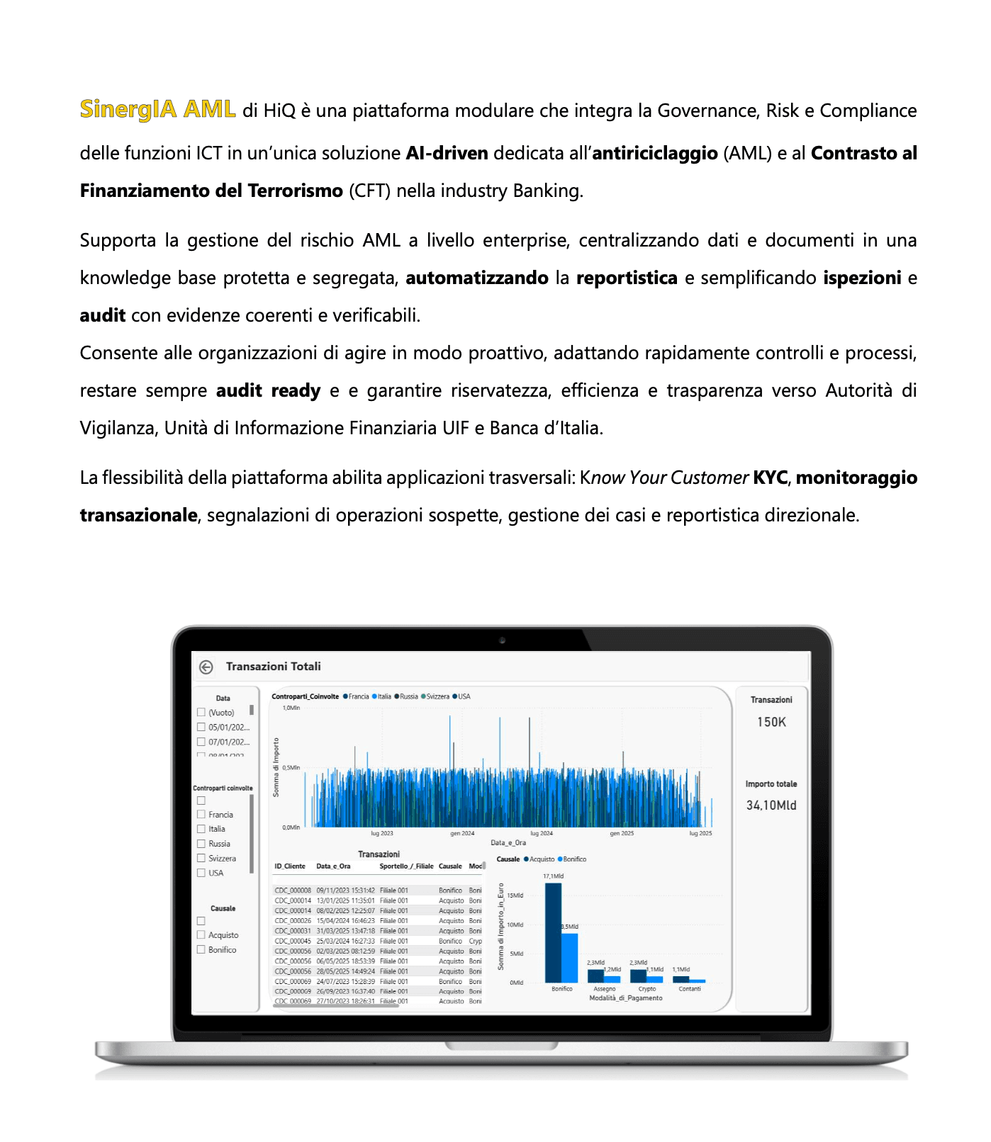 Preview della brochure SinergIA AML